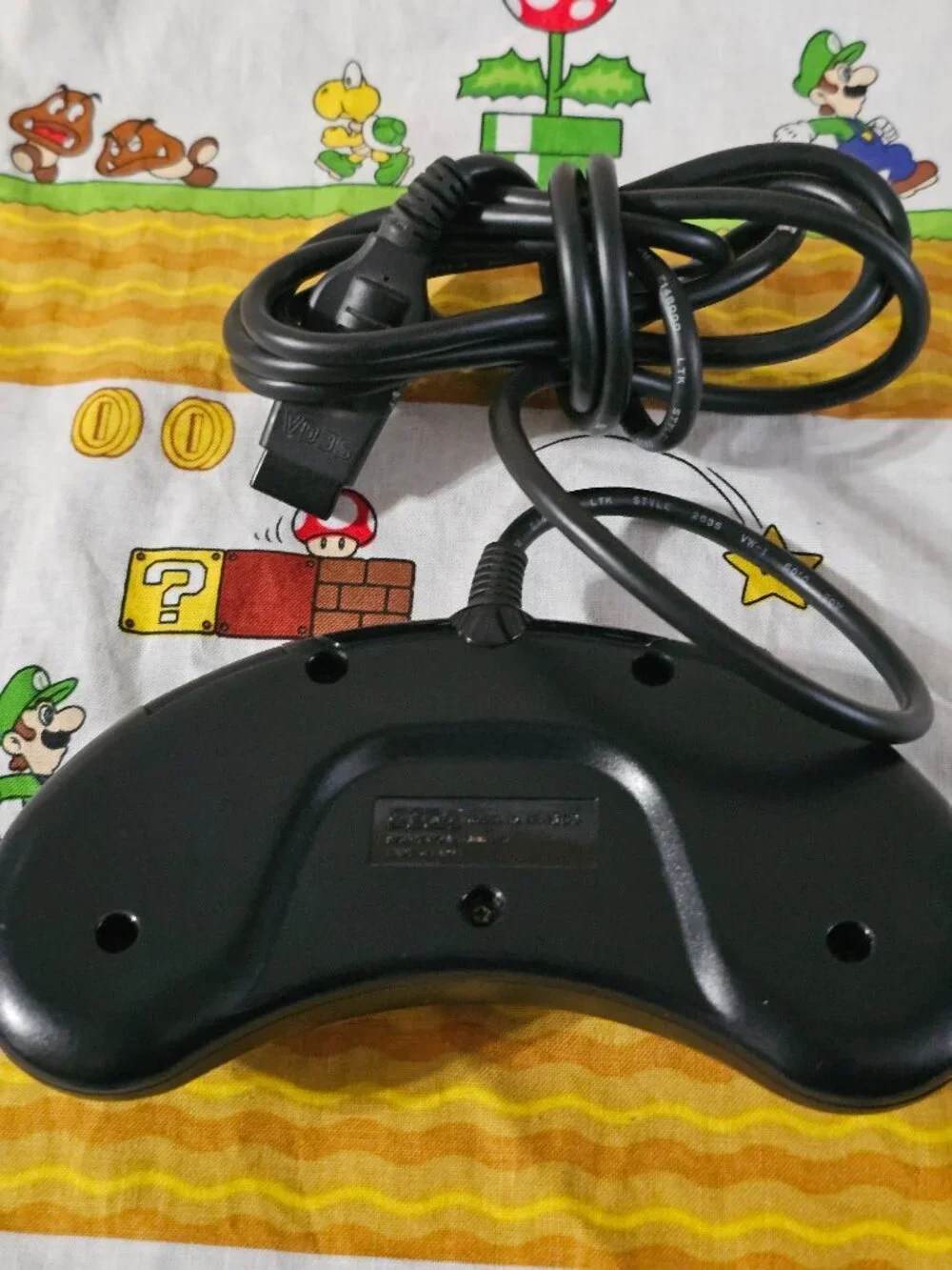 Original Sega Genesis 6-Button Controller OEM Official (MK 1653) Vintage